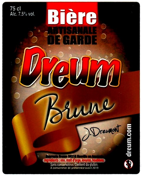 etiquette BRASSERIE DREUM 47