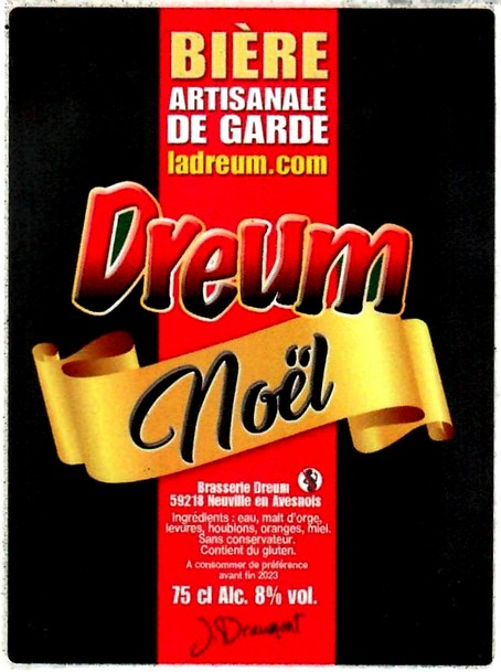 etiquette BRASSERIE DREUM 50