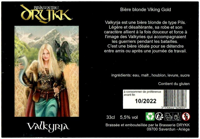 Etiquette BRASSERIE DRYKK 01