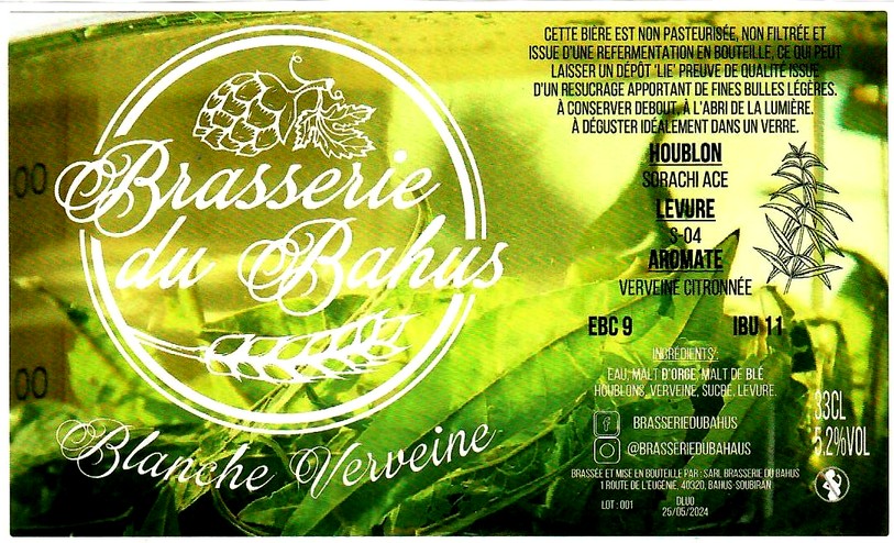 Etiquette BRASSERIE DU BAHUS 03