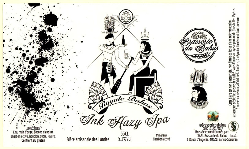 Etiquette BRASSERIE DU BAHUS 34