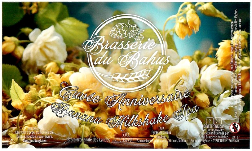 Etiquette BRASSERIE DU BAHUS 36