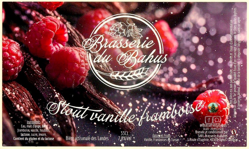 Etiquette BRASSERIE DU BAHUS 39