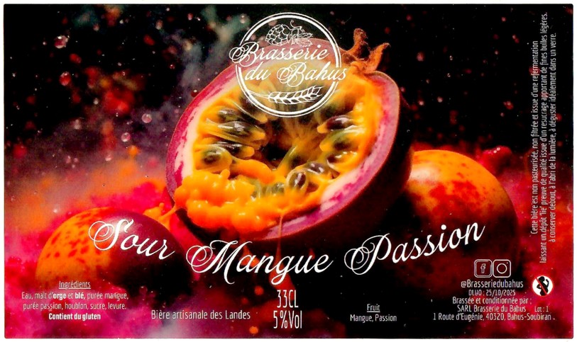 Etiquette BRASSERIE DU BAHUS 48