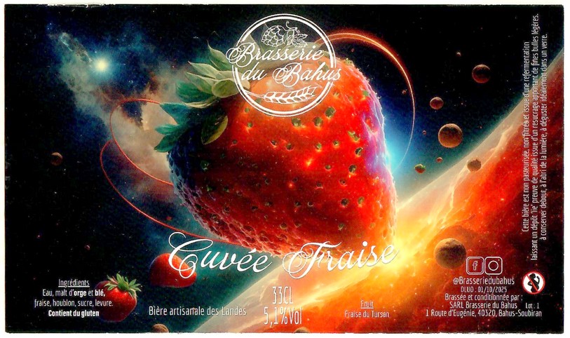 Etiquette BRASSERIE DU BAHUS 50