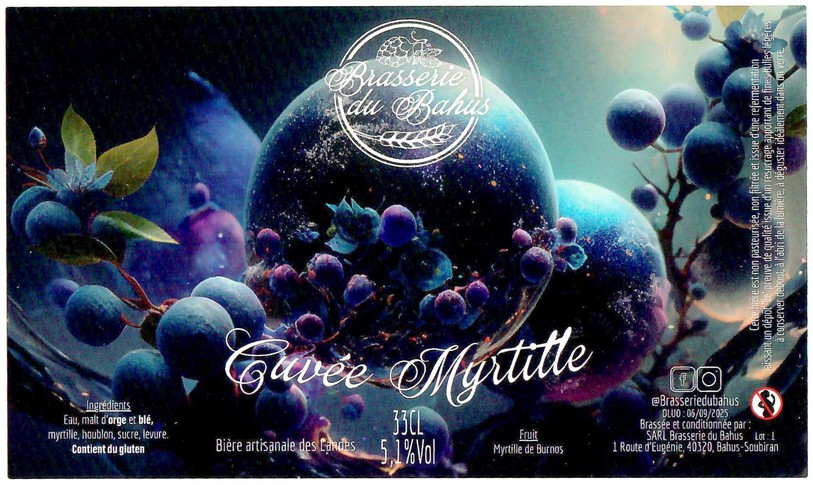 Etiquette BRASSERIE DU BAHUS 51