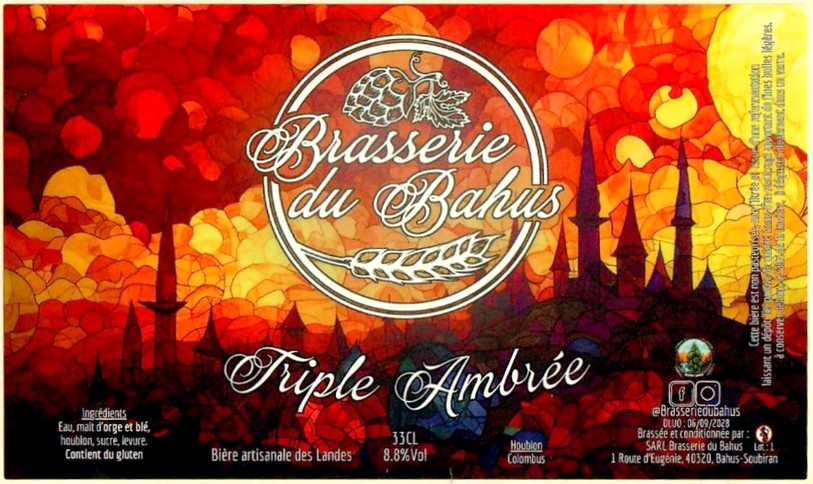 Etiquette BRASSERIE DU BAHUS 65