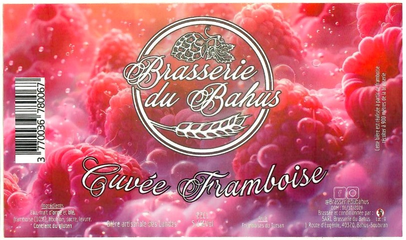 Etiquette BRASSERIE DU BAHUS 75