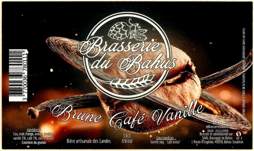 Etiquette BRASSERIE DU BAHUS 76