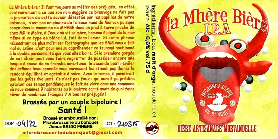 etiquette BRASSERIE DU BANQUET 01