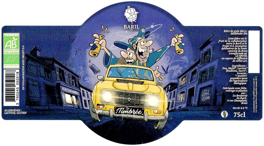 Etiquette BRASSERIE DU BARIL 05
