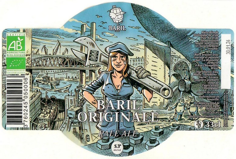 Etiquette BRASSERIE DU BARIL 07