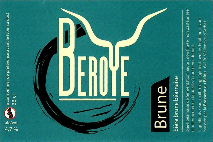 etiquette BRASSERIE DU BELOU 02