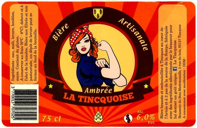 etiquette BRASSERIE DU BOIS MADEMOISELLE 03