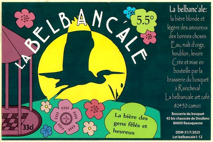 Etiquette BRASSERIE DU BOSQUET 12