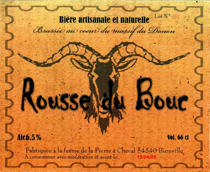 etiquette BRASSERIE LES BIERES DU BOUC 02
