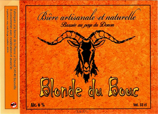 etiquette BRASSERIE LES BIERES DU BOUC 06