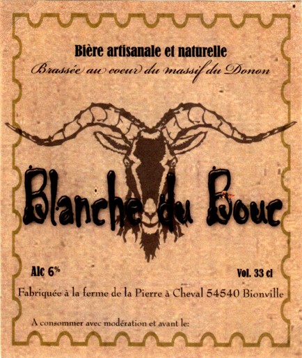 etiquette BRASSERIE LES BIERES DU BOUC 07