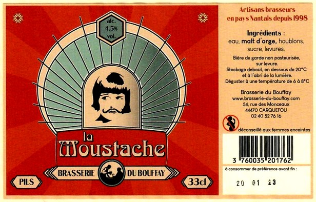 etiquette BRASSERIE DU BOUFFAY 45