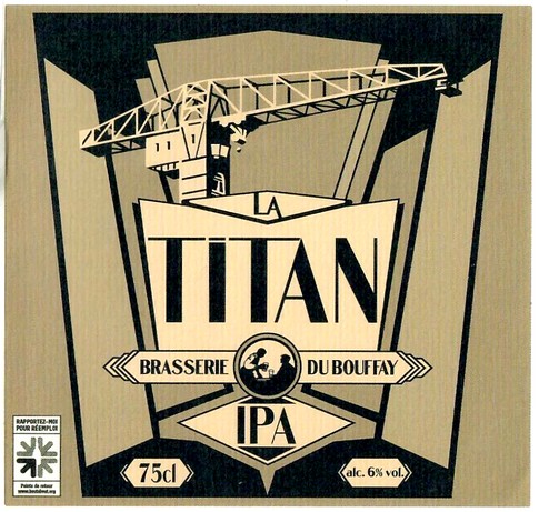 Etiquette BRASSERIE DU BOUFFAY 53