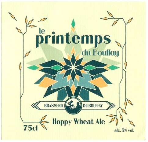 Etiquette BRASSERIE DU BOUFFAY 55