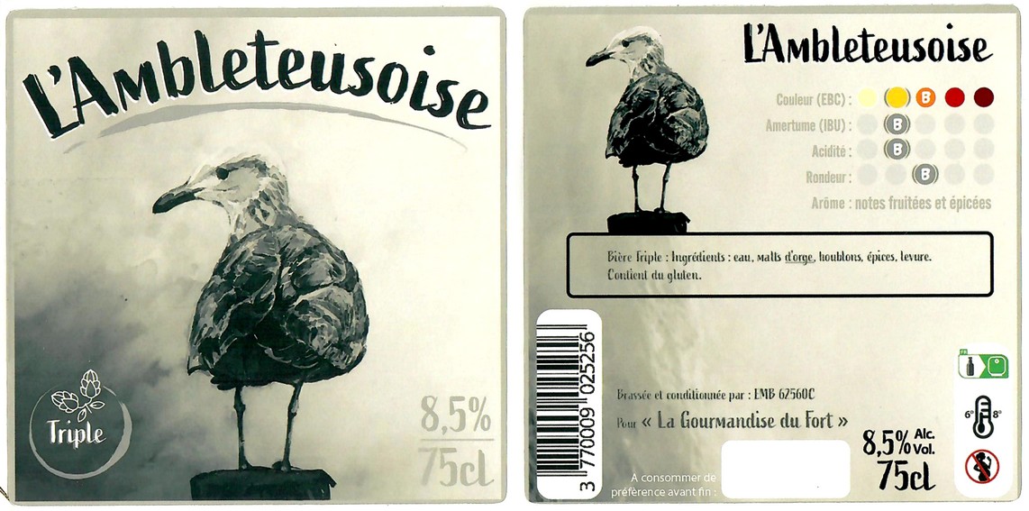 Etiquette BRASSERIE DU BOULONNAIS 23