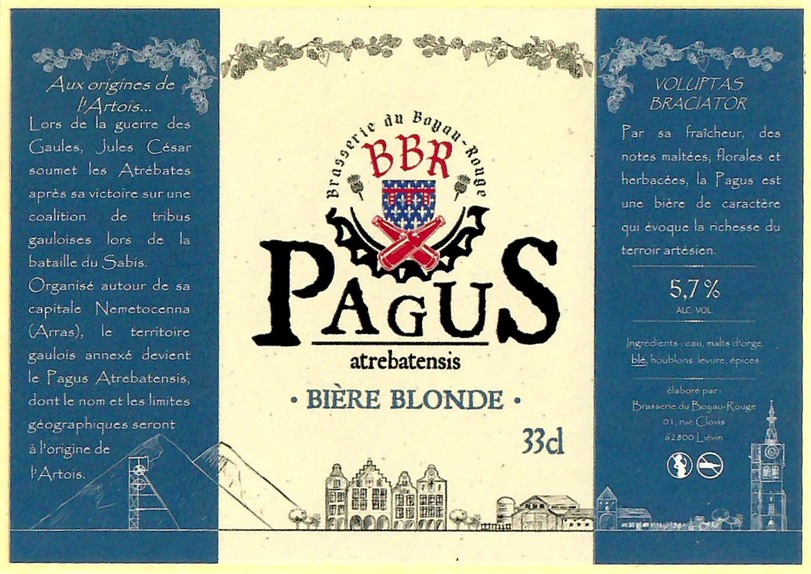 Etiquette BRASSERIE DU BOYAU ROUGE 01