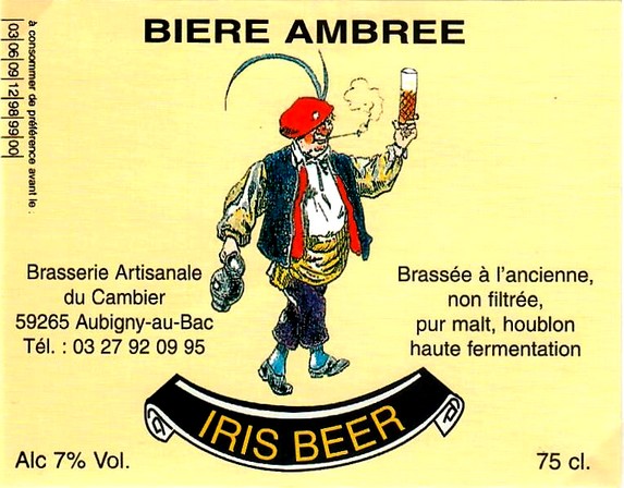 etiquette BRASSERIE DU CAMBIER 01