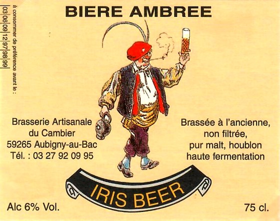 etiquette BRASSERIE DU CAMBIER 12