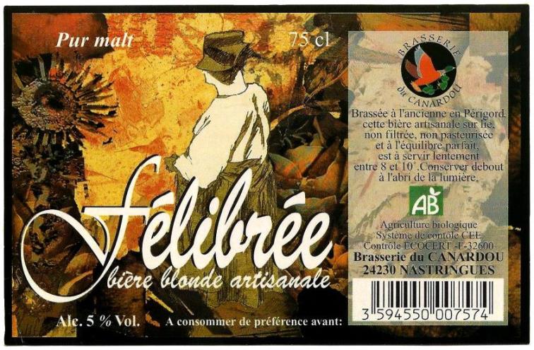 etiquette BRASSERIE DU CANARDOU 05