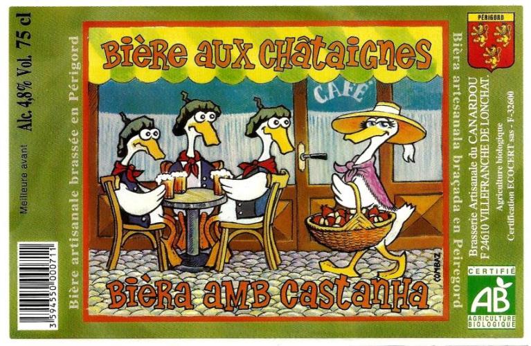 etiquette BRASSERIE DU CANARDOU 21