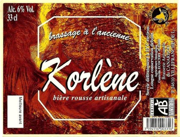 etiquette BRASSERIE DU CANARDOU 23