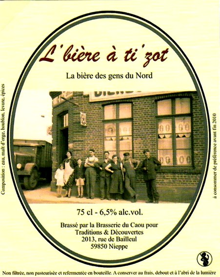 etiquette BRASSERIE DU CAOU 25