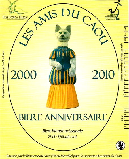 etiquette BRASSERIE DU CAOU 26