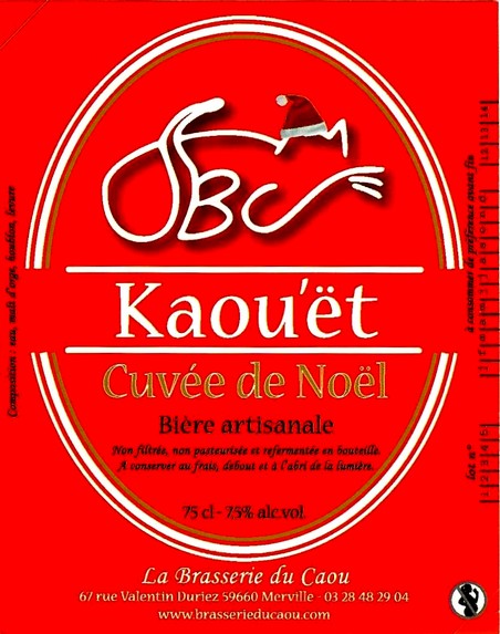 etiquette BRASSERIE DU CAOU 27