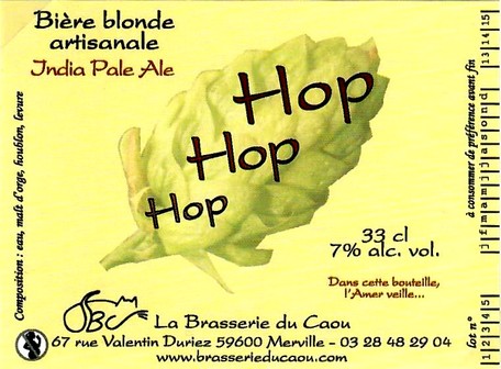 etiquette BRASSERIE DU CAOU 33