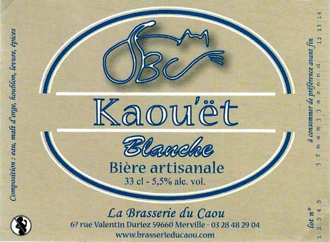 etiquette BRASSERIE DU CAOU 41