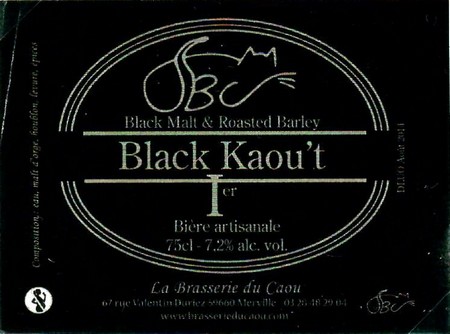 etiquette BRASSERIE DU CAOU 42