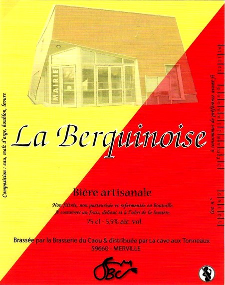 etiquette BRASSERIE DU CAOU 54