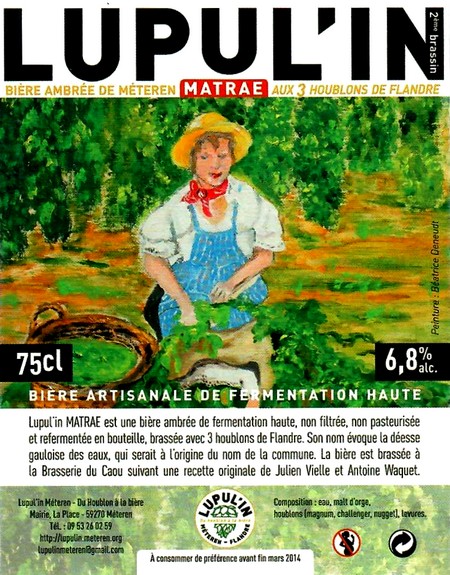 etiquette BRASSERIE DU CAOU 63