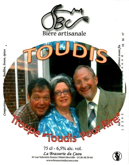 etiquette BRASSERIE DU CAOU 66