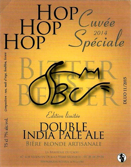 etiquette BRASSERIE DU CAOU 71