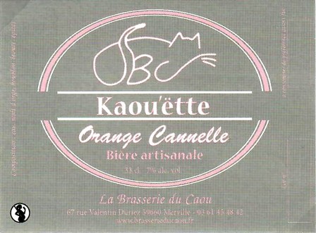 etiquette BRASSERIE DU CAOU 79