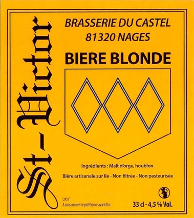 Etiquette BRASSERIE DU CASTEL 02