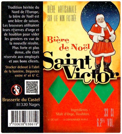 Etiquette BRASSERIE DU CASTEL 07