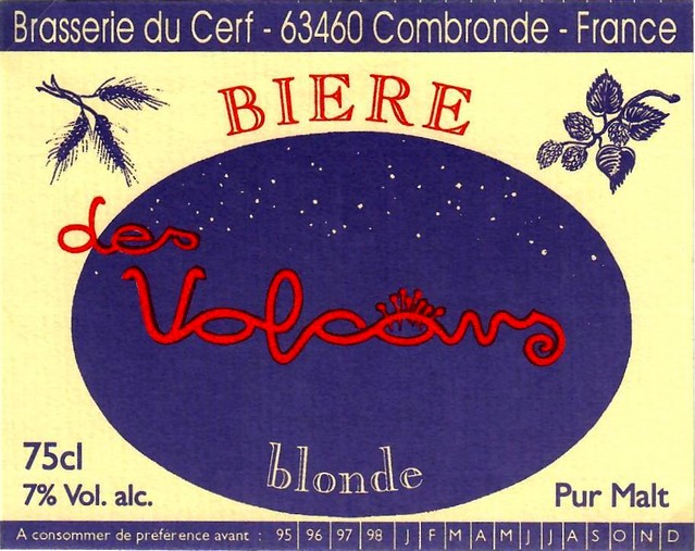 etiquette BRASSERIE DU CERF 01