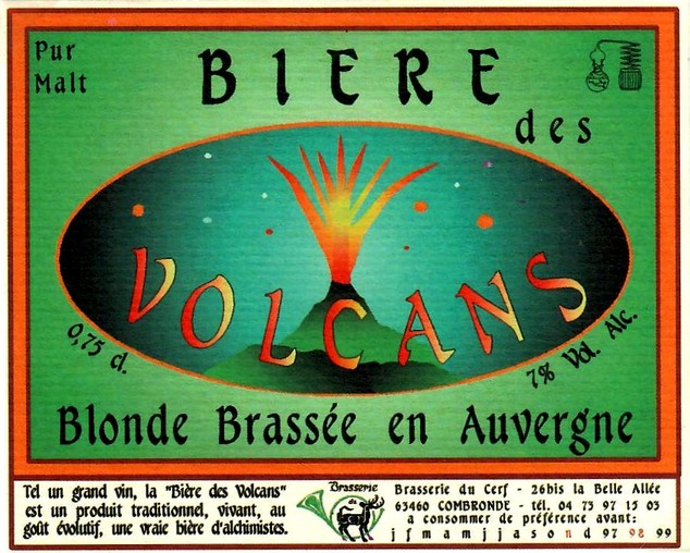 etiquette BRASSERIE DU CERF 11