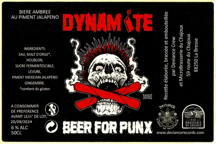 Etiquette BRASSERIE DU CHAJOUX 04