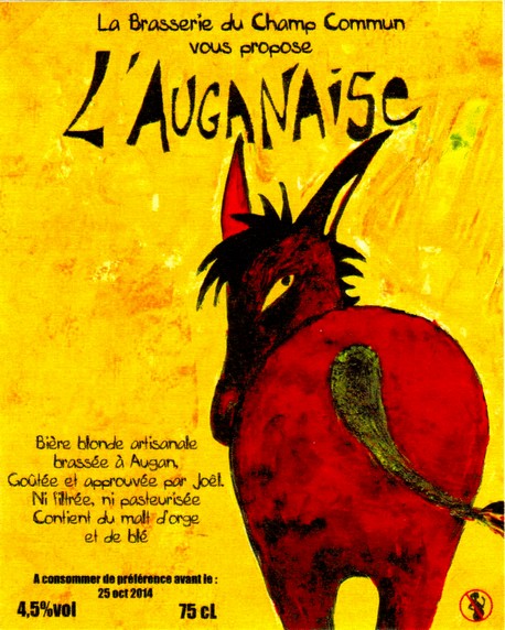 etiquette BRASSERIE DU CHAMP COMMUN 01