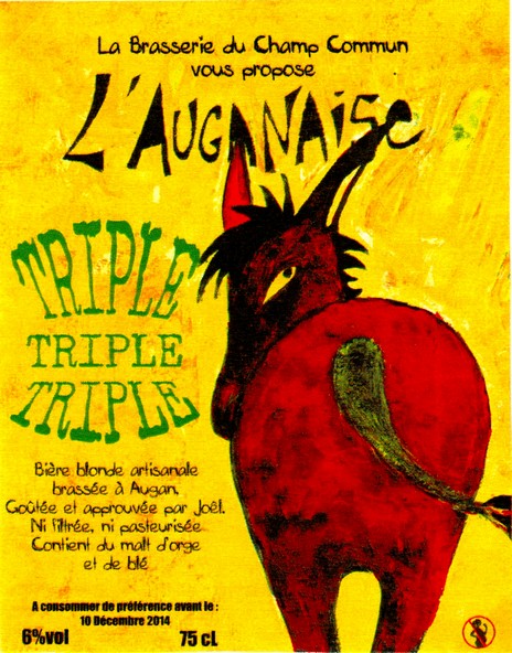 etiquette BRASSERIE DU CHAMP COMMUN 02